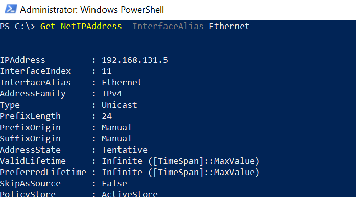 how-to-get-network-adapter-ip-address-using-powershell-active