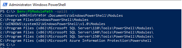 PowerShell Get Module Path