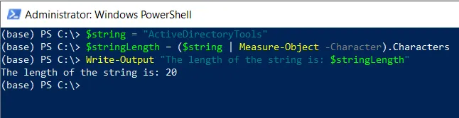 How To Get String Length In Powershell Active Directory Tools 