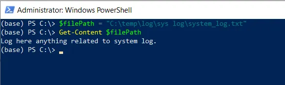 PowerShell handle spaces in path with double quotes