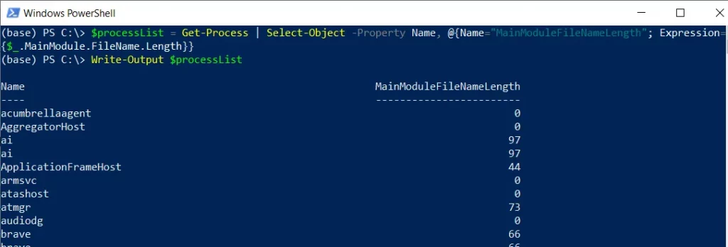 Powershell select-object nested property
