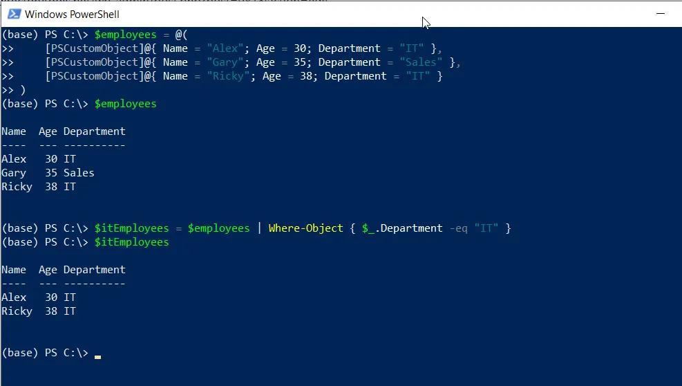 Using PowerShell Where-Object in List of Custom Objects
